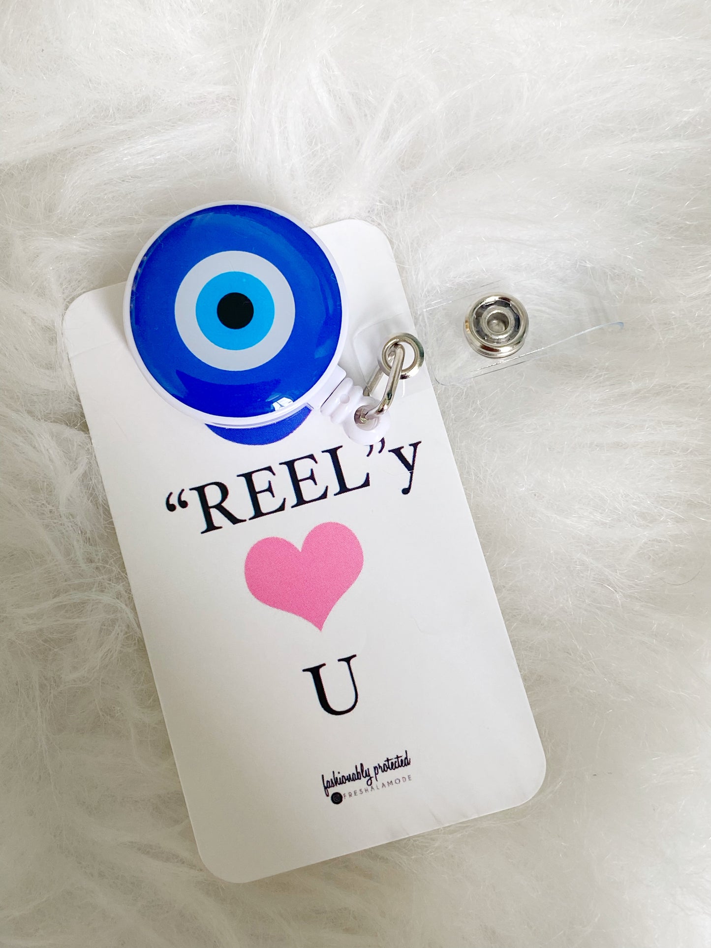 Evil Eye Badge Reel Holder