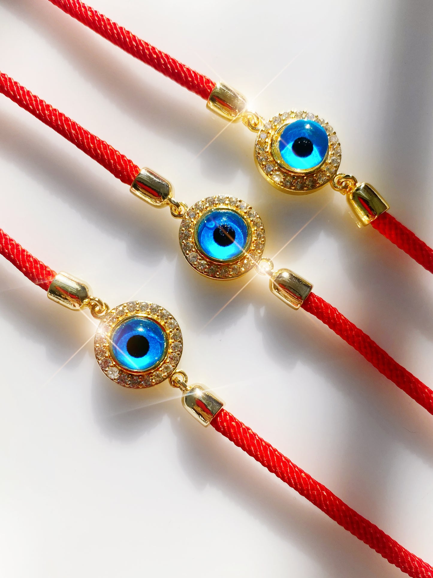 Vintage Evil Eye Red Rope Bracelet