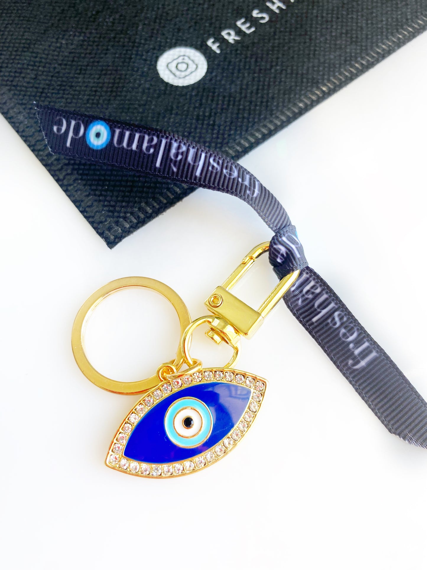 Crystal Evil Eye Purse Clip