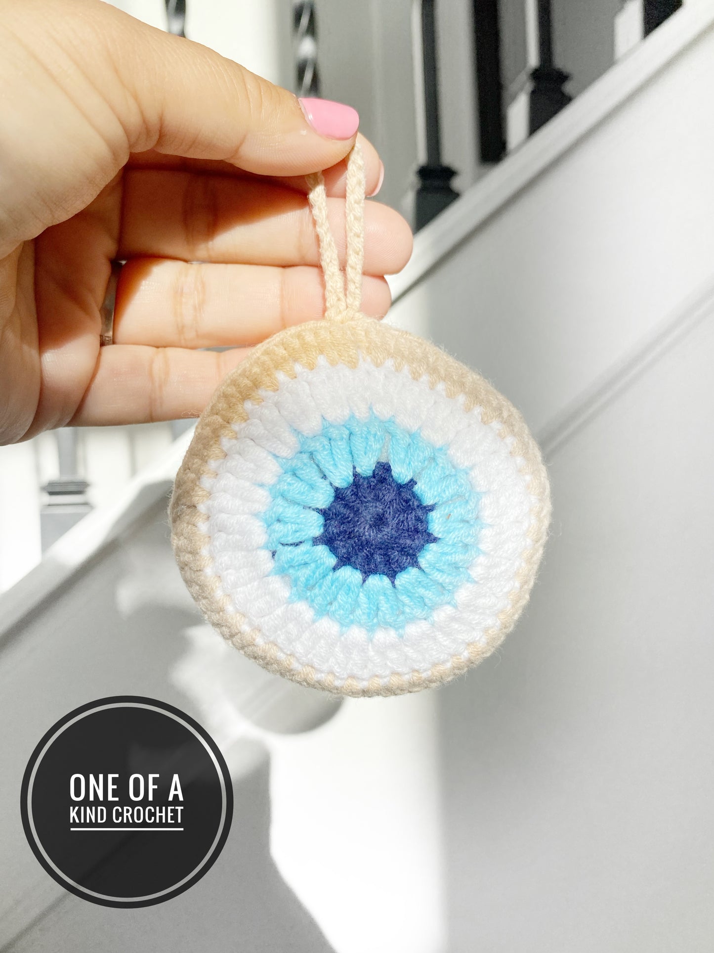 Evil Eye Crochet Ornament Plush