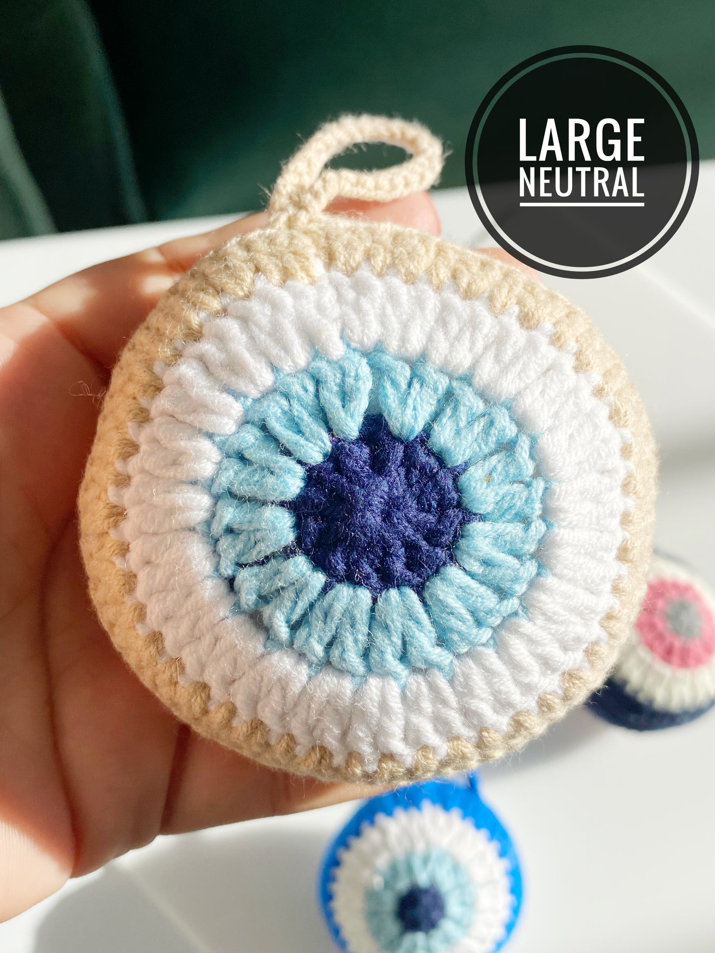 Evil Eye Crochet Ornament Plush