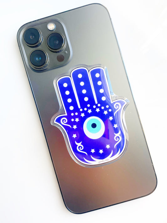 Evil Eye Hamsa Phone Grip Holder