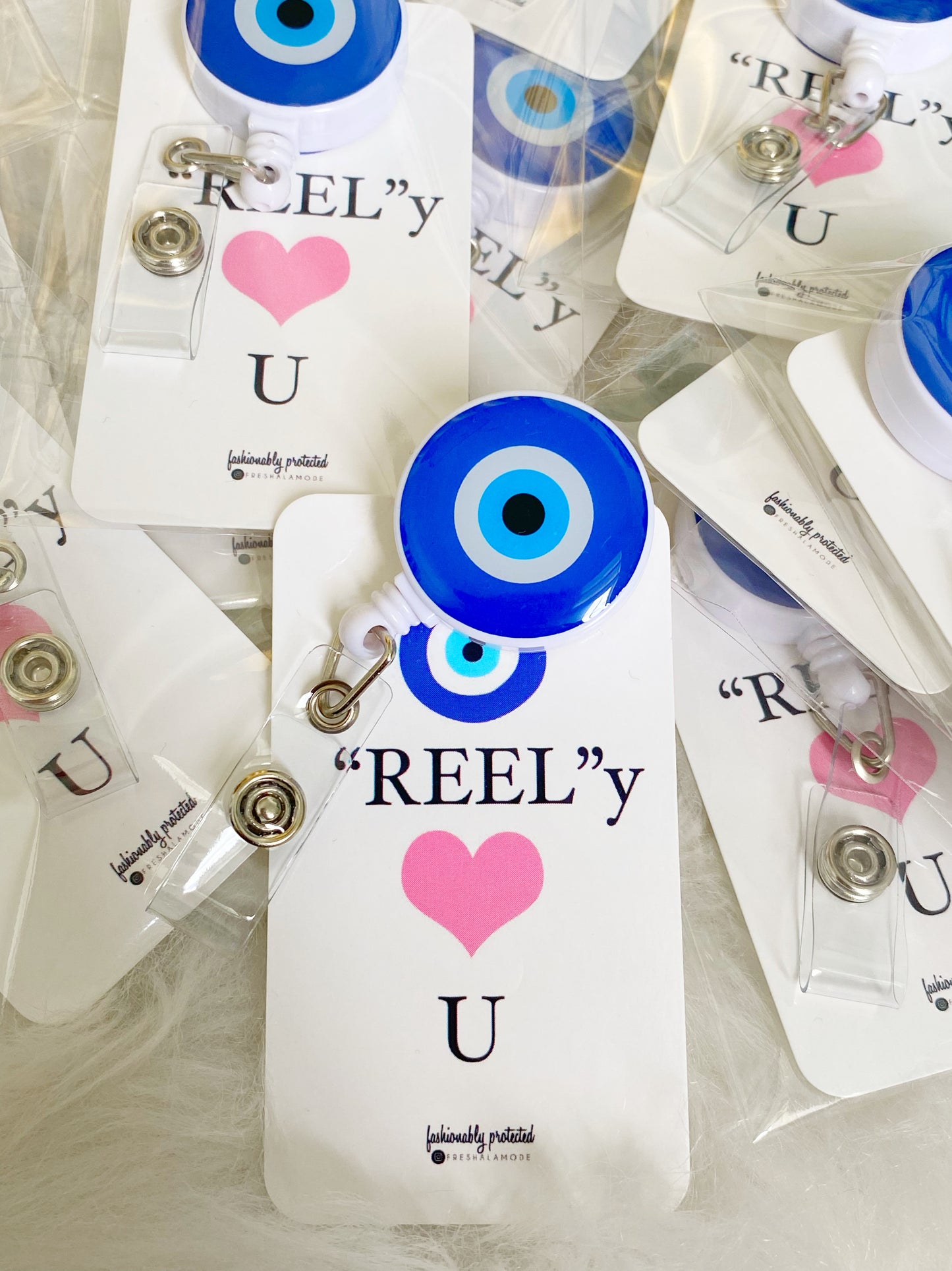 Evil Eye Badge Reel Holder