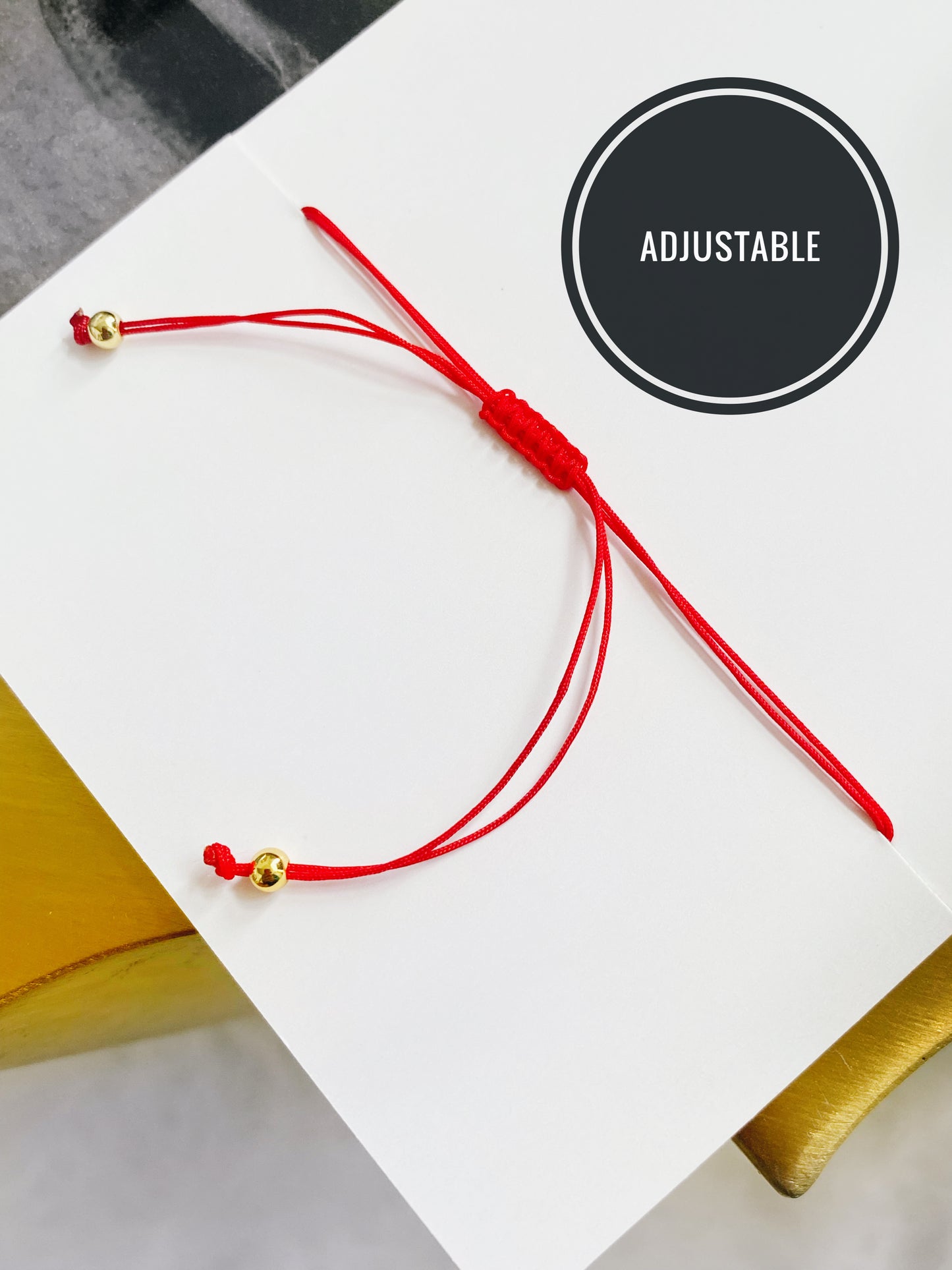 Evil Eye Red String Shell Bracelet