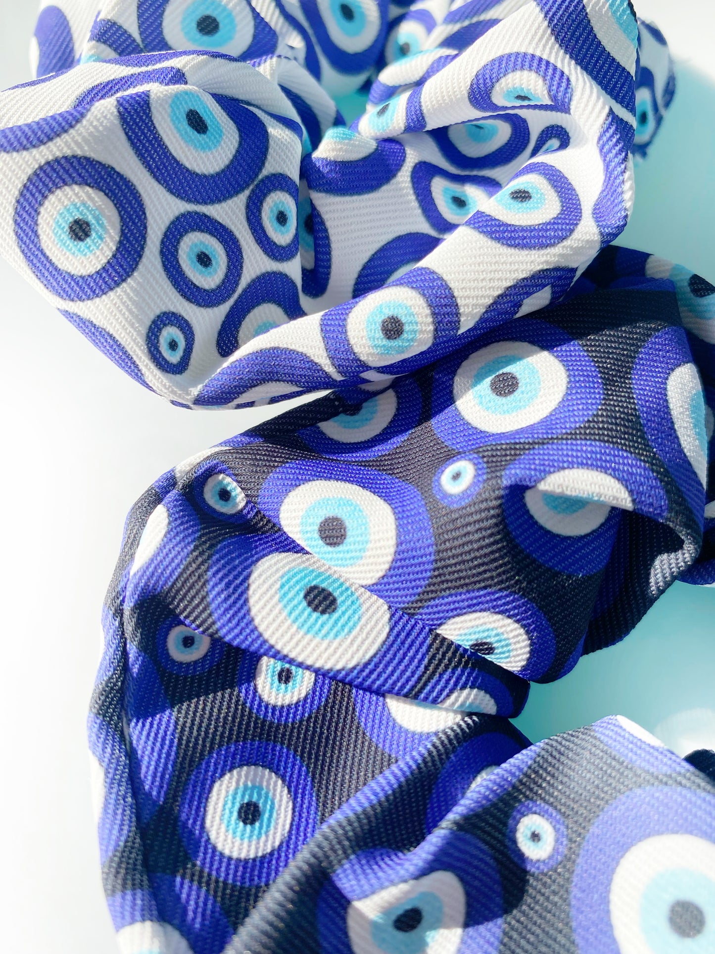 Set of 2 Evil Eye Hair Scrunchies