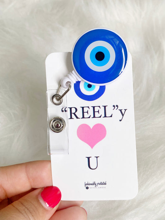 Evil Eye Badge Reel Holder