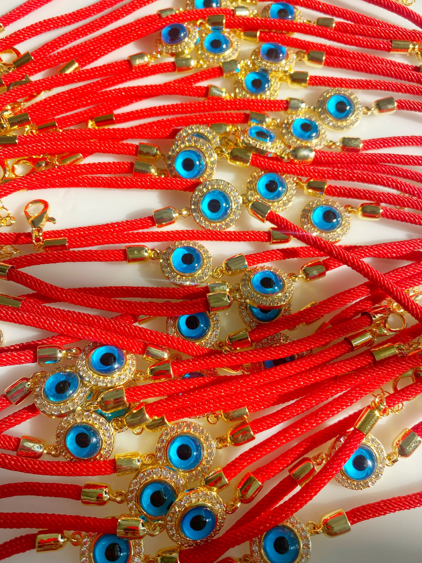 Vintage Evil Eye Red Rope Bracelet