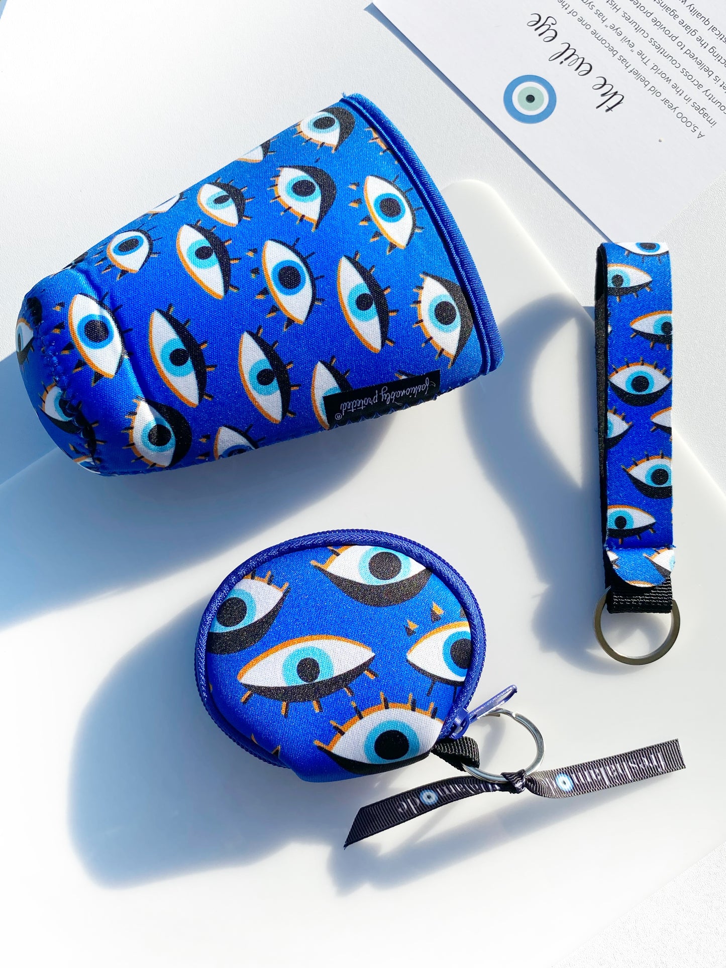 Evil Eye AirPod Air Bud Zipper Case