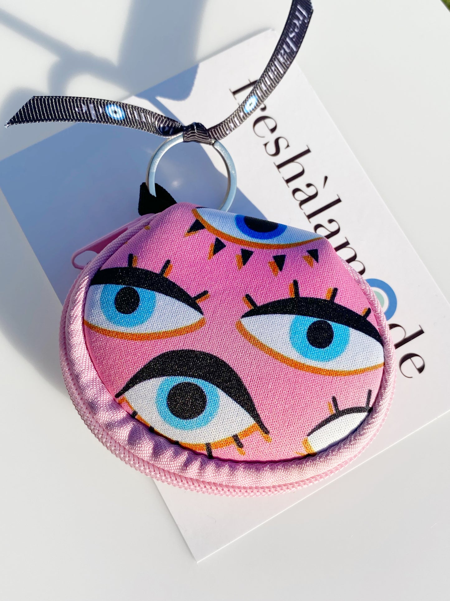 Evil Eye AirPod Air Bud Zipper Case