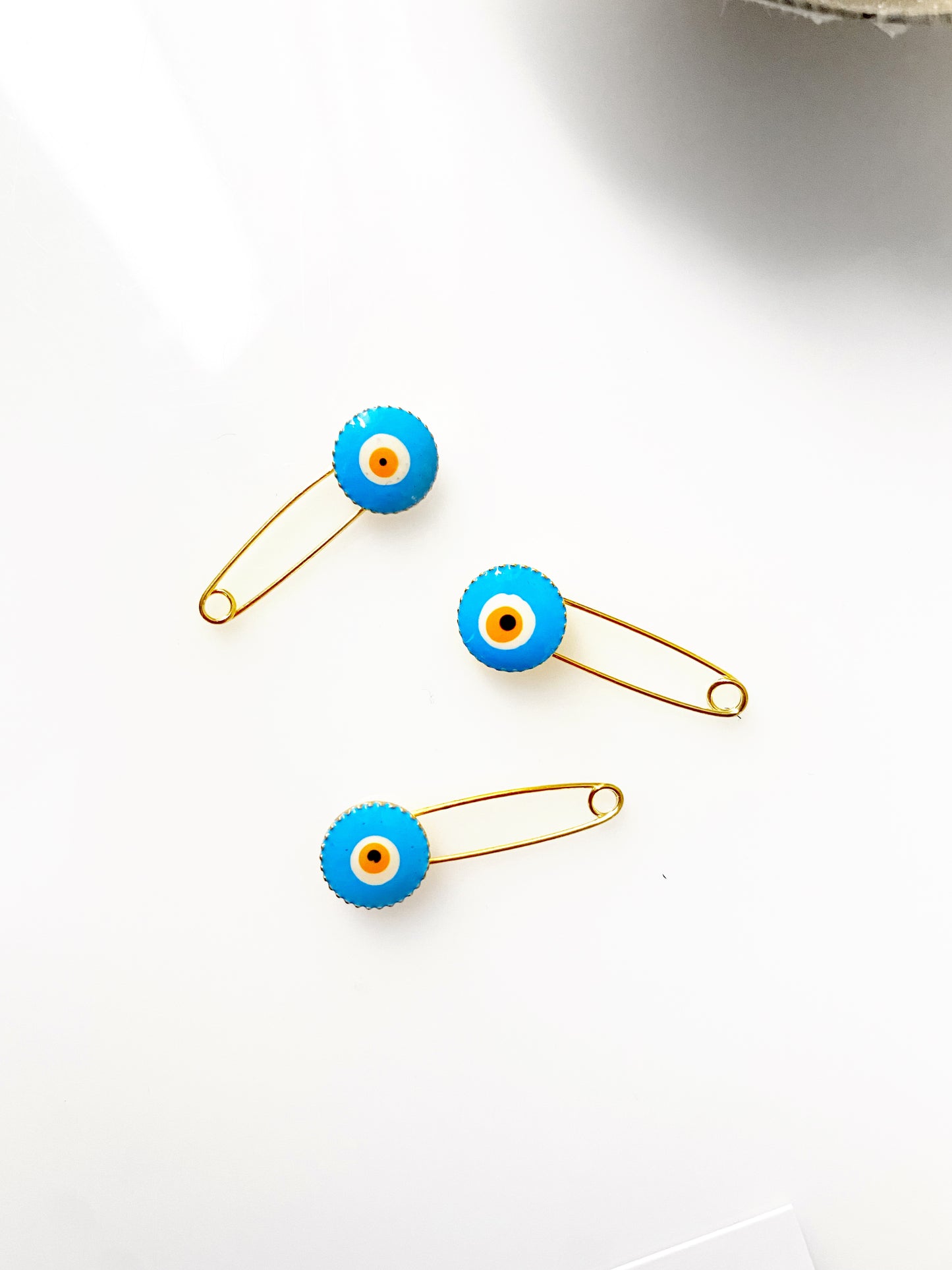 Blue Evil Eye Baby Pin