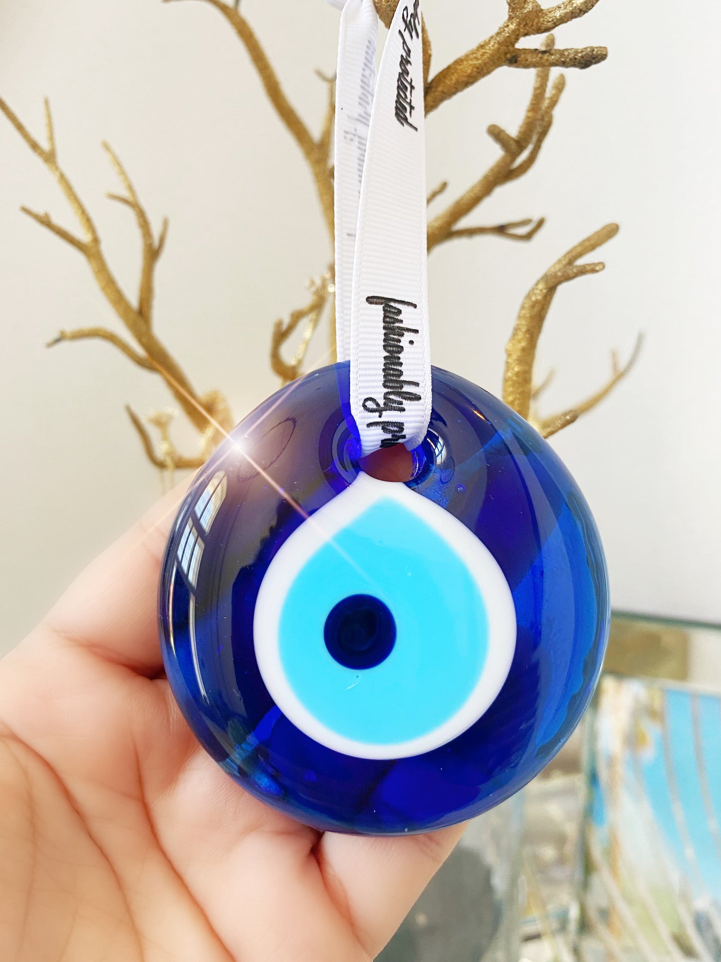 LARGE Evil Eye Amulet with Dustbag