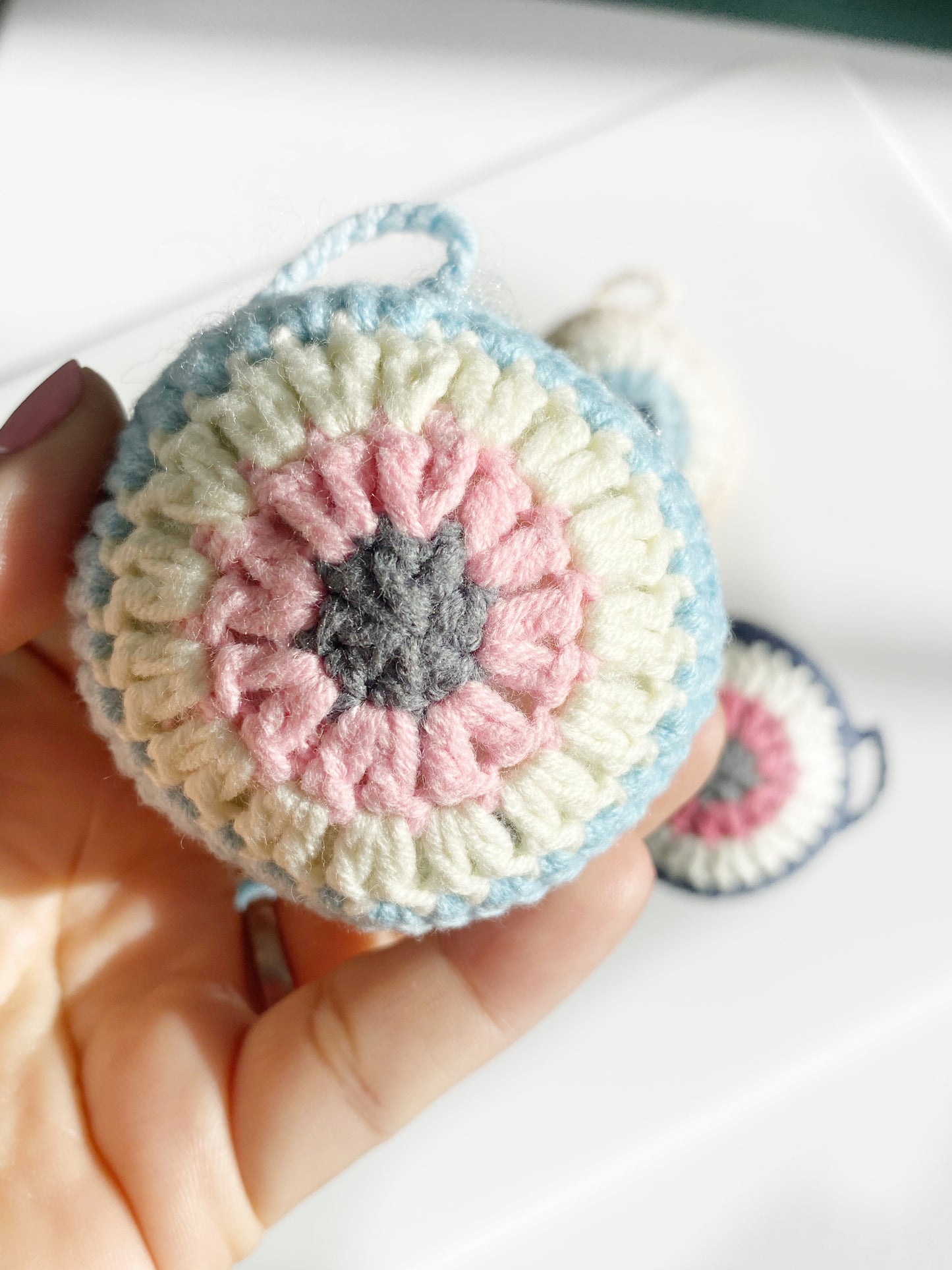 Evil Eye Crochet Ornament Plush