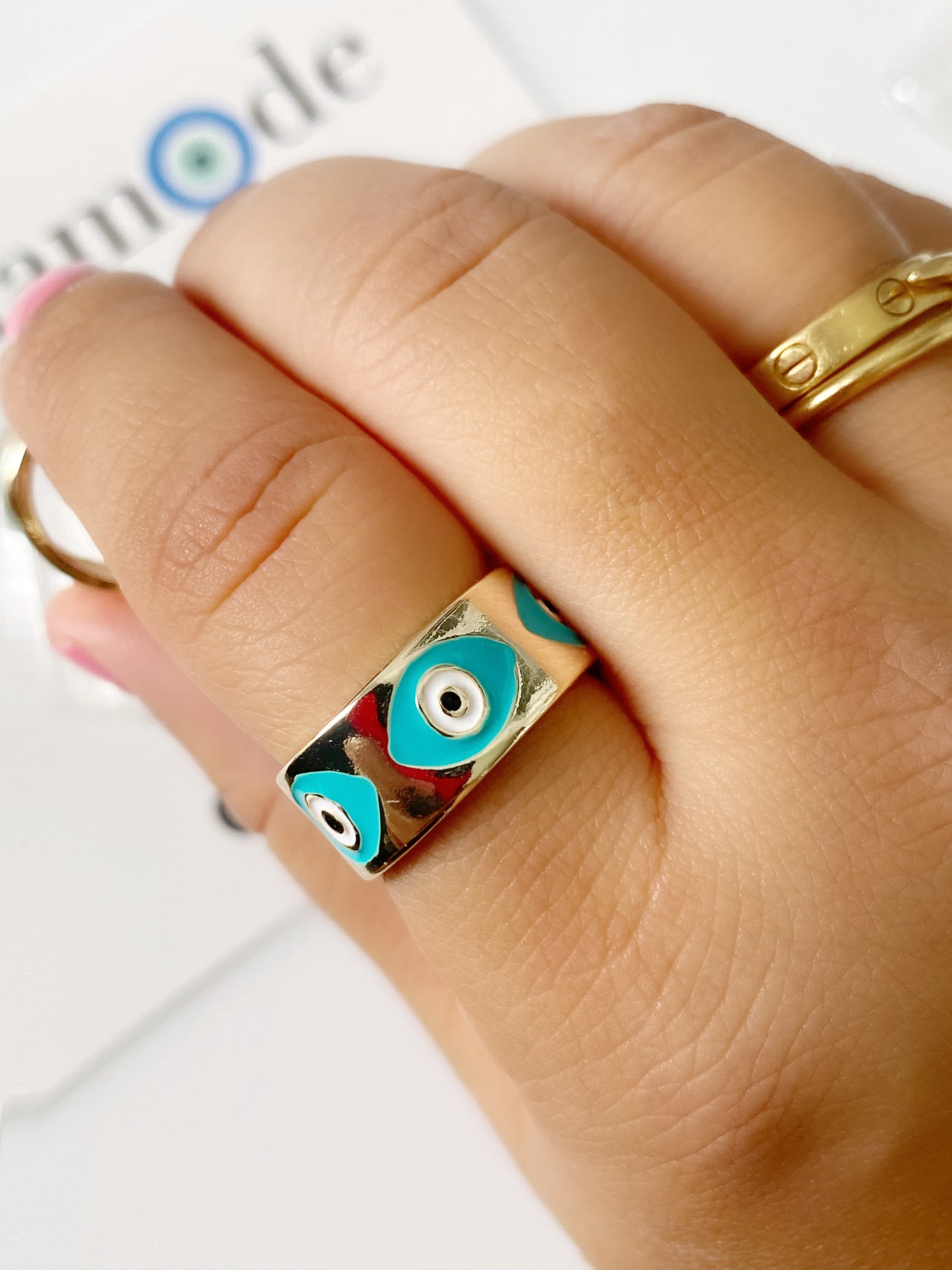 Evil Eye Band Ring